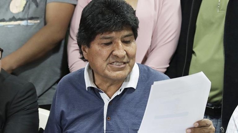El Tribunal Supremo Electoral acepta la renuncia de Evo Morales a la militancia del MAS-IPSP