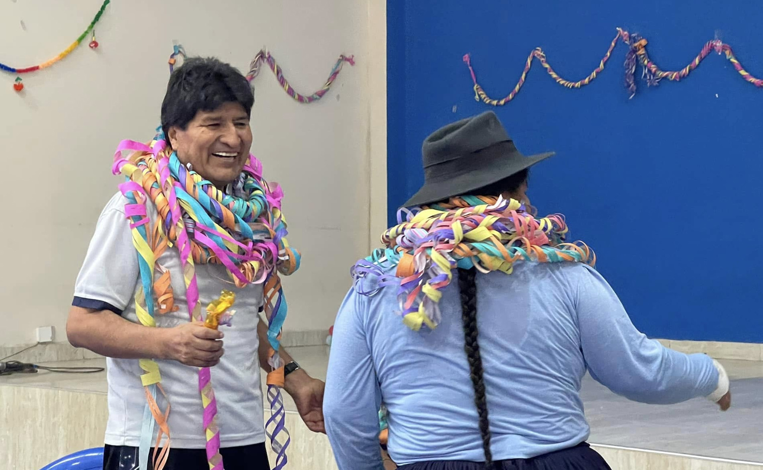 Evo challando