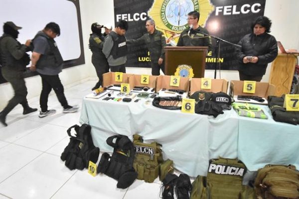 Los siete aprehendidos