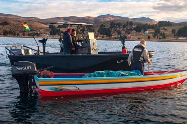 Interceptan en el Titicaca