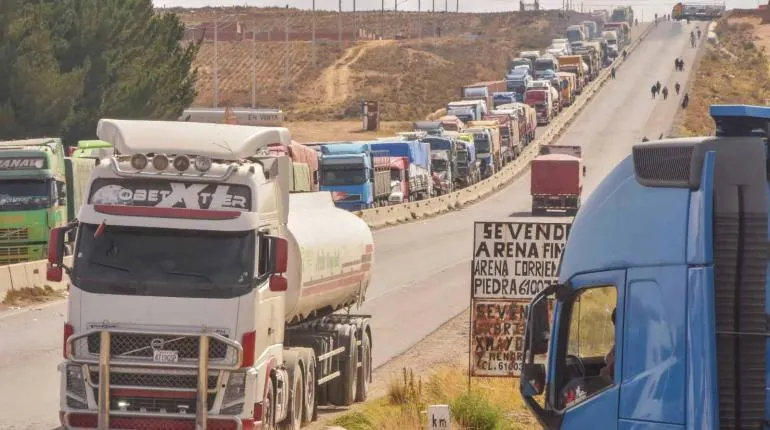 Bloqueo carretera